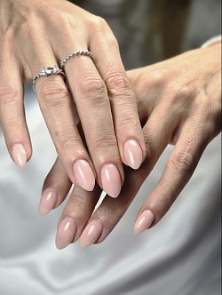 Маникюр с гель лаком. מניקור עם לק ג'ל